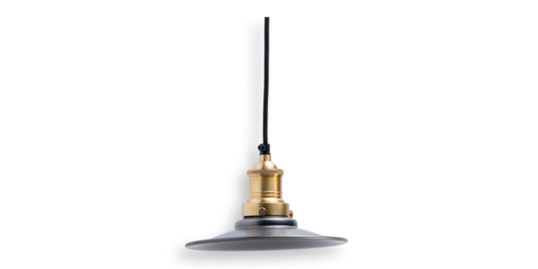 Tahe Ceiling Light Pewter 8"
