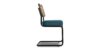 Lap and Dado Halden Teak Black Legs - Bingle Royal Sapphire 2