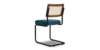 Lap and Dado Halden Teak Black Legs - Bingle Royal Sapphire 4