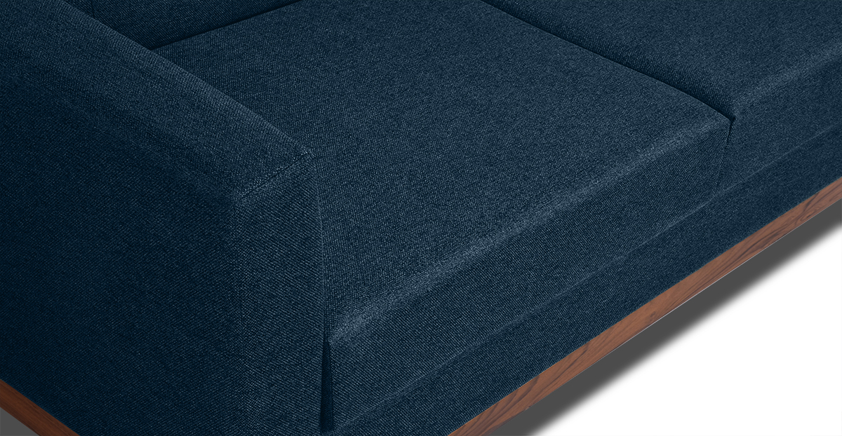 Lap and Dado Kara Teak Sofa Indigo 6