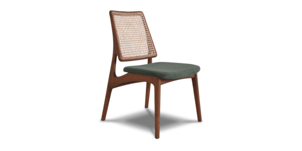 Jena Teak and Rattan Dining Chair