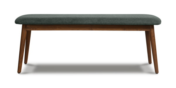 Solna Teak Upholstered Bench