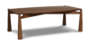 Lap and Dado Lugo Ash Coffee Table - Teak Finish 2