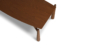 Lap and Dado Lugo Ash Coffee Table - Teak Finish 4