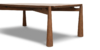 Lap and Dado Lugo Ash Coffee Table - Teak Finish 5