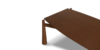 Lap and Dado Lugo Ash Coffee Table - Teak Finish 6