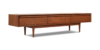 Lap and Dado Homs Oak Media Unit - Teak Finish 2