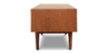 Lap and Dado Homs Oak Media Unit - Teak Finish 3