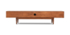 Lap and Dado Homs Oak Media Unit - Teak Finish 4