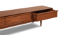 Lap and Dado Homs Oak Media Unit - Teak Finish 8