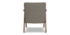 Lap and Dado Evans Oak Armchair - Teak Finish Coney Walnut 4
