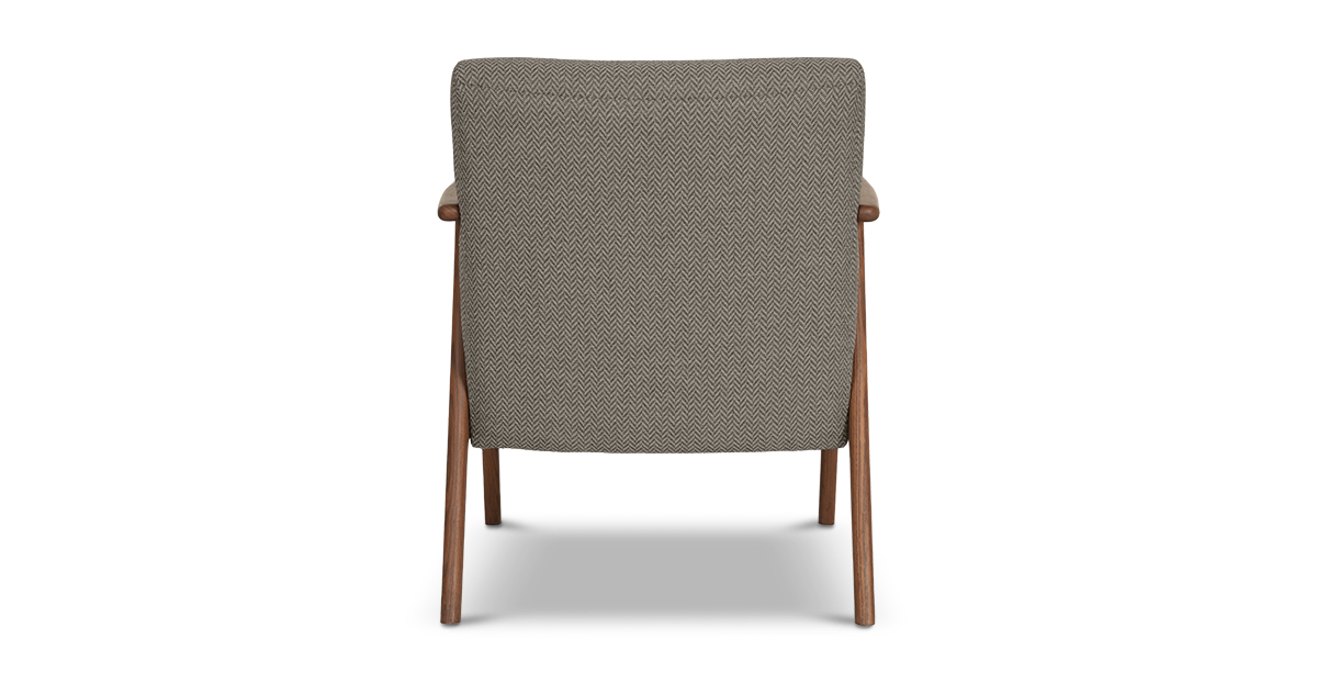 Lap and Dado Evans Oak Armchair - Teak Finish Coney Walnut 4